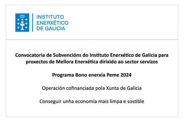 Subvención del Instituto Enerxético de Galicia